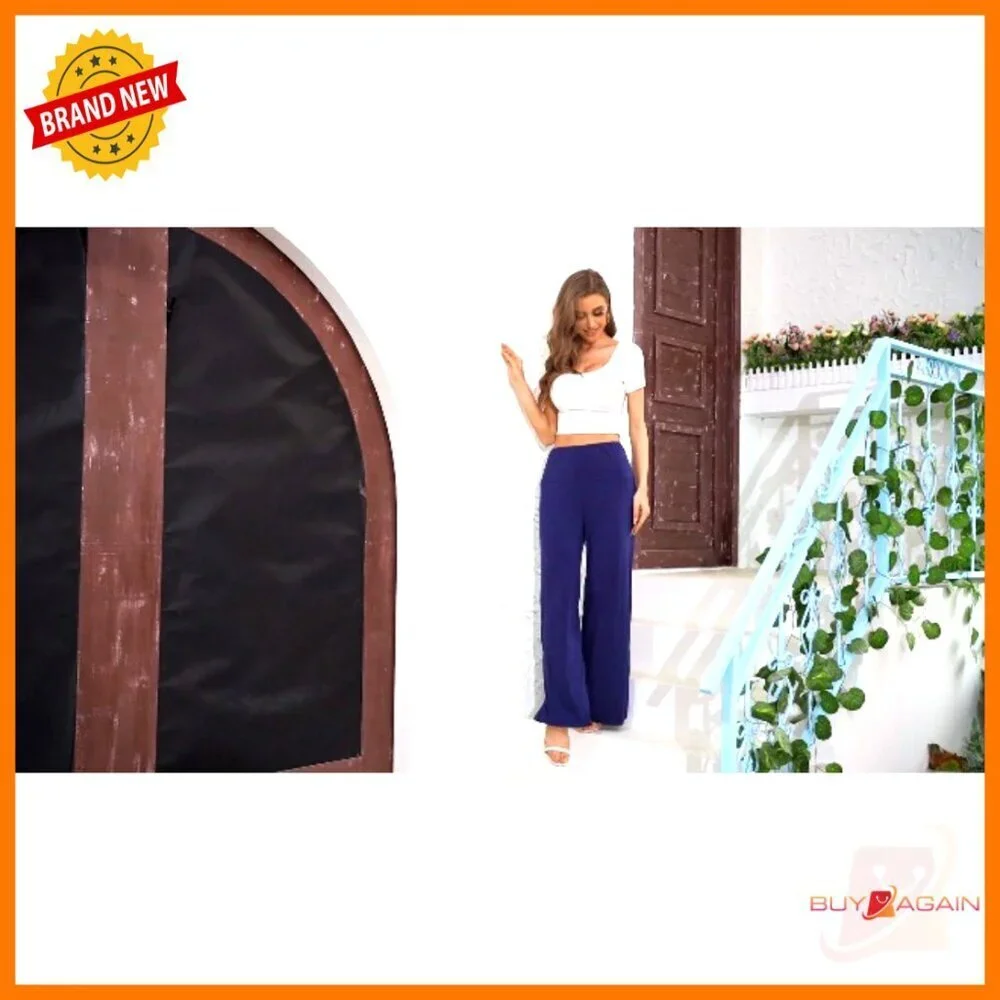 Stretchy Wide Leg Palazzo Pants High Waist Casual Lounge Comfy